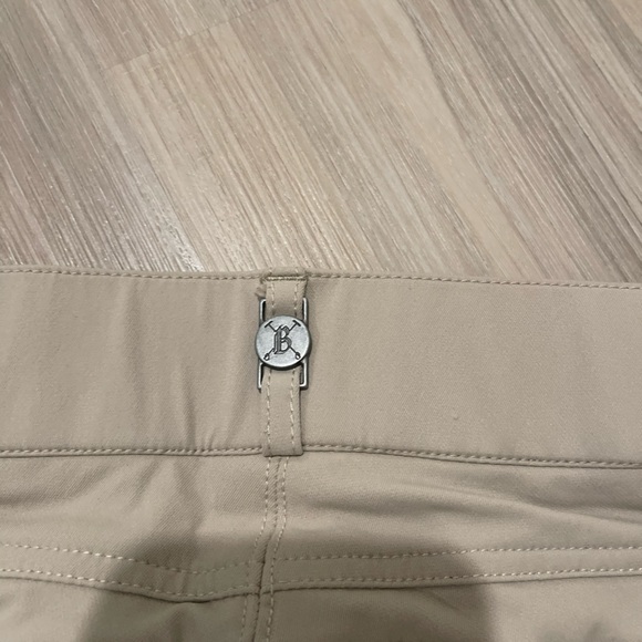 B Vertigo Women's Kimberley Show Knee Patch Breeches - Plaza Taupe Light Brown - Picture 7 of 12